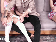 Cock craving stepsister fingers her teen stepdaughter