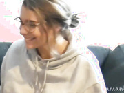 A hot woman is fucking with her stepfather, who has a big