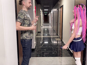 A pervert guy fucked his neighbor’s slutty stepdaughter