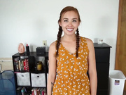 My stepsister won't allow cum on her face but I do