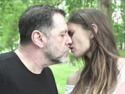 Old guy fucked virgin pussy of a young girl