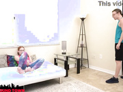 Disobedient stepdaughter likes her punishment too much